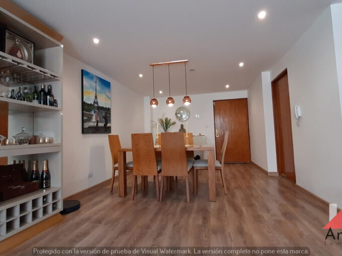 Apartamento exterior con terraza en arriendo en el barrio El Nogal